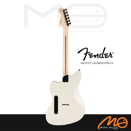 FENDER JIM ROOT SIGNATURE JAZZMASTER V4 ELECTRIC GUITAR (ARCTIC WHITE)