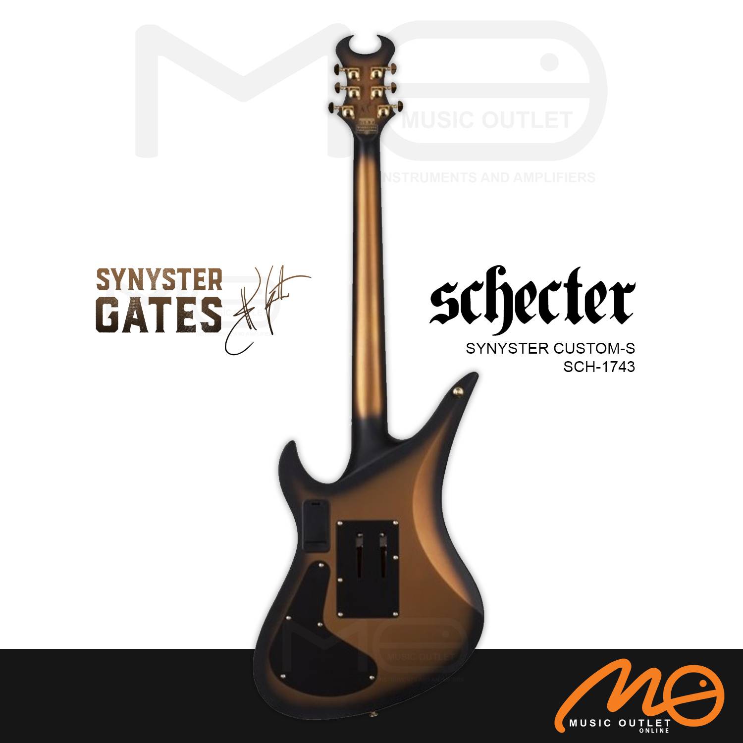 SCHECTER SYNYSTER GATES CUSTOM-S SUSTAINIAC & FLOYD ROSE ELECTRIC