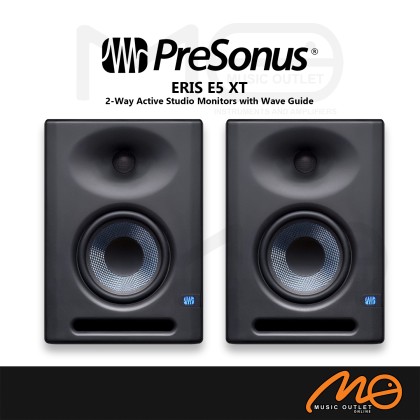 PRESONUS ERIS E5 XT 2-WAY 5.25IN ACTIVE STUDIO MONITOR WITH WAVE GUIDE (PAIR)