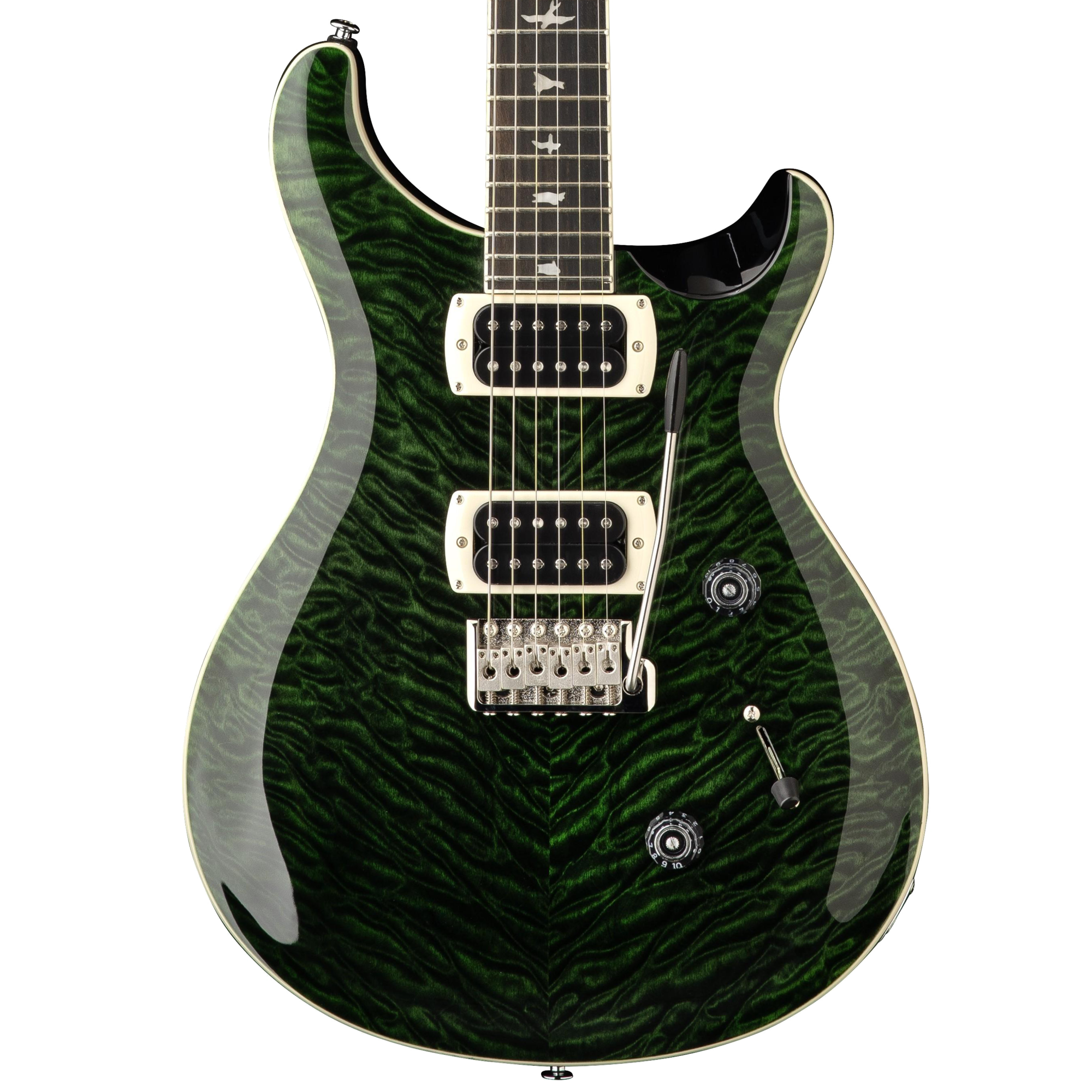 PRS SE CUSTOM 24 ELECTRIC GUITAR W/QUILT PACKAGE (TEAL BLACK)