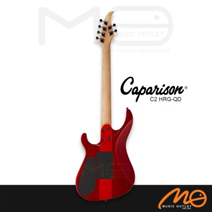 CAPARISON C2 HRG-QD ELECTRIC GUITAR (TRANS RED BURST)