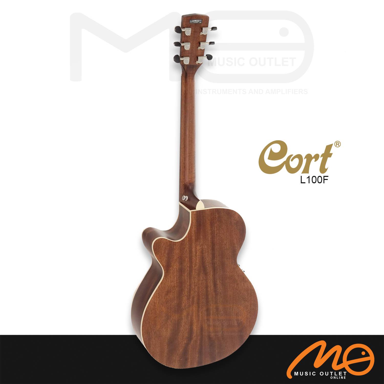 CORT L100F SOLID TOP ACOUSTIC GUITAR (NATURAL SATIN)