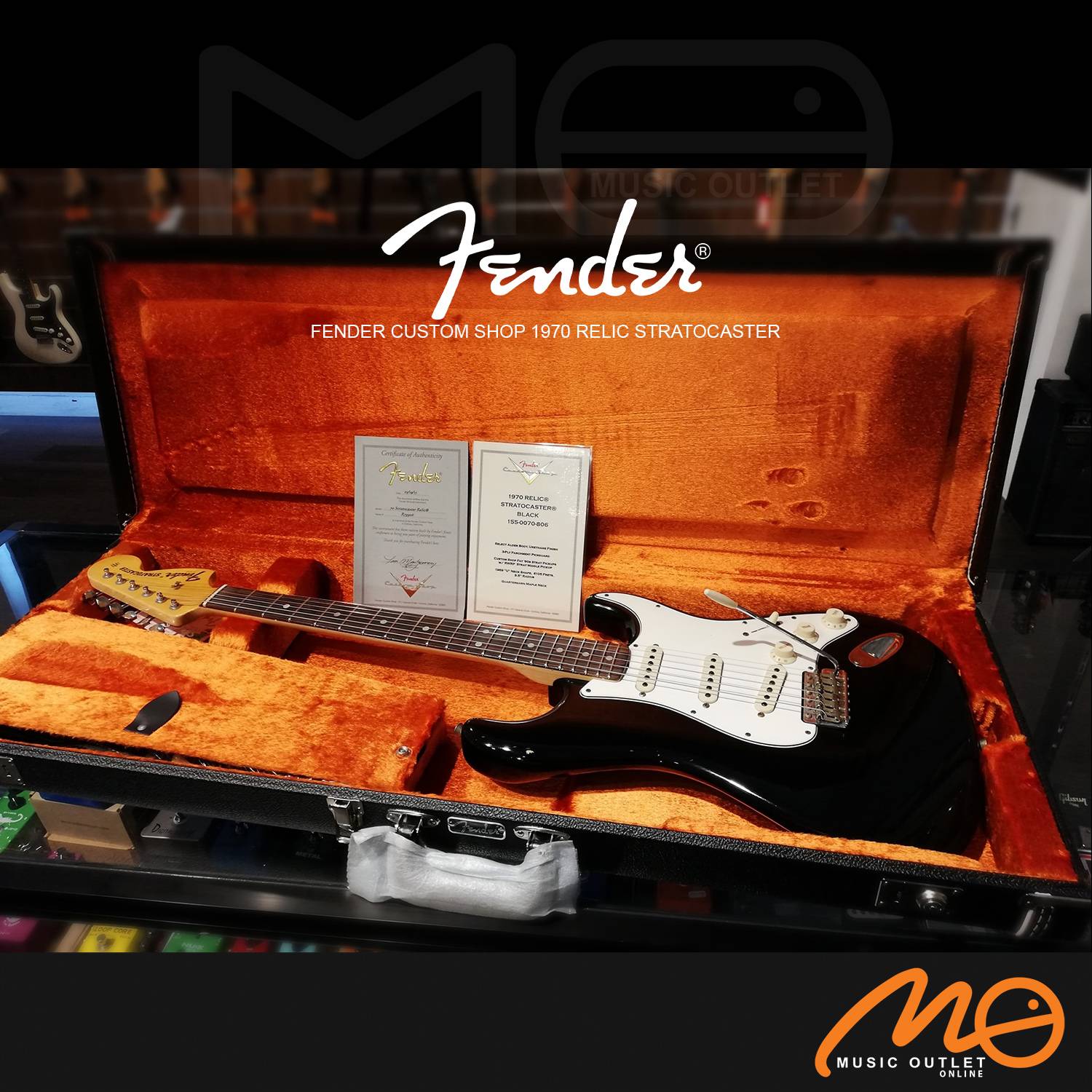 FENDER CUSTOM SHOP 1970 RELIC STRATOCASTER TIME MACHINE V V SERIES