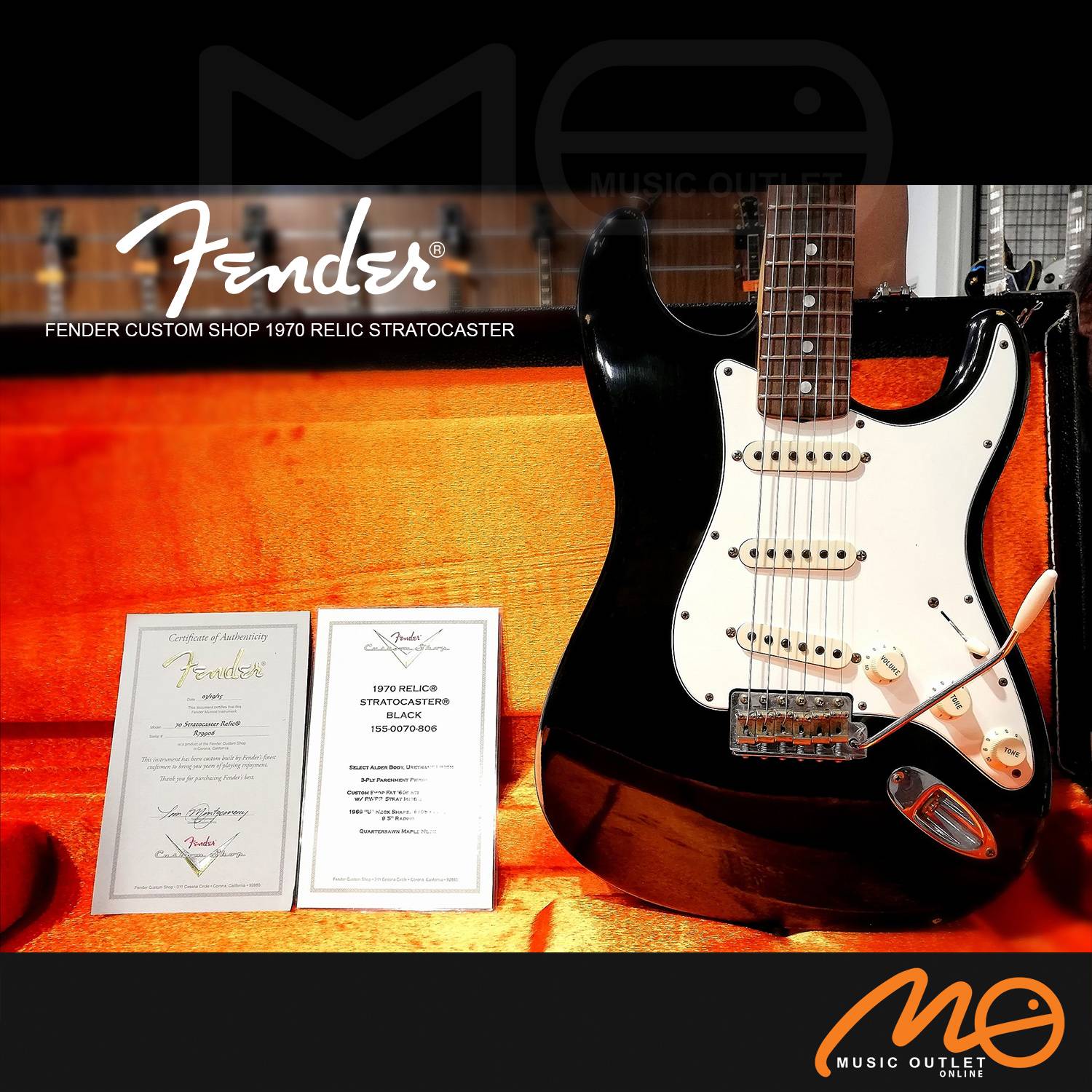 FENDER CUSTOM SHOP 1970 RELIC STRATOCASTER TIME MACHINE V V SERIES