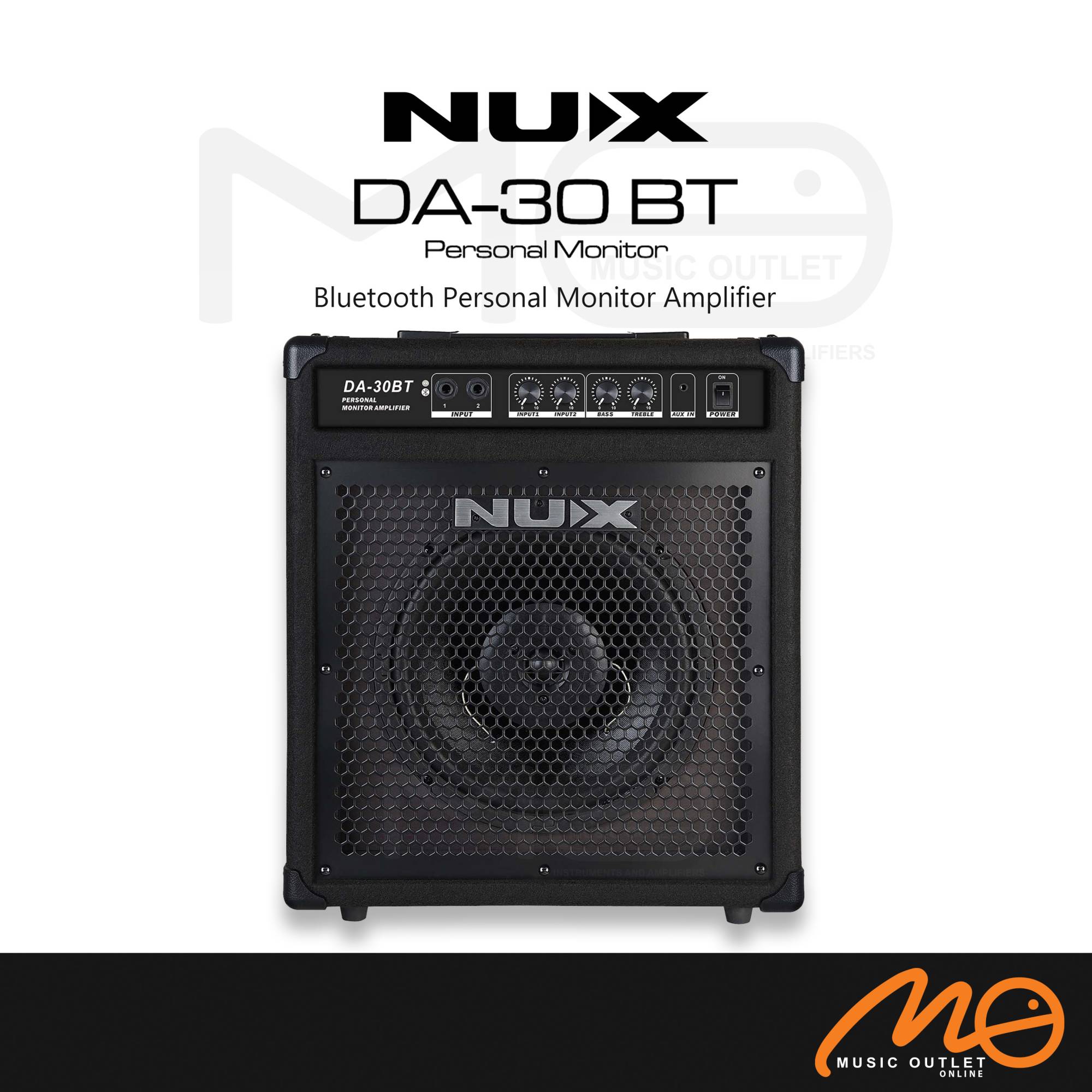 NUX DA30BT BLUETOOTH PERSONAL MONITOR AMPLIFIER (DRUM / BASS / KEYBOARD