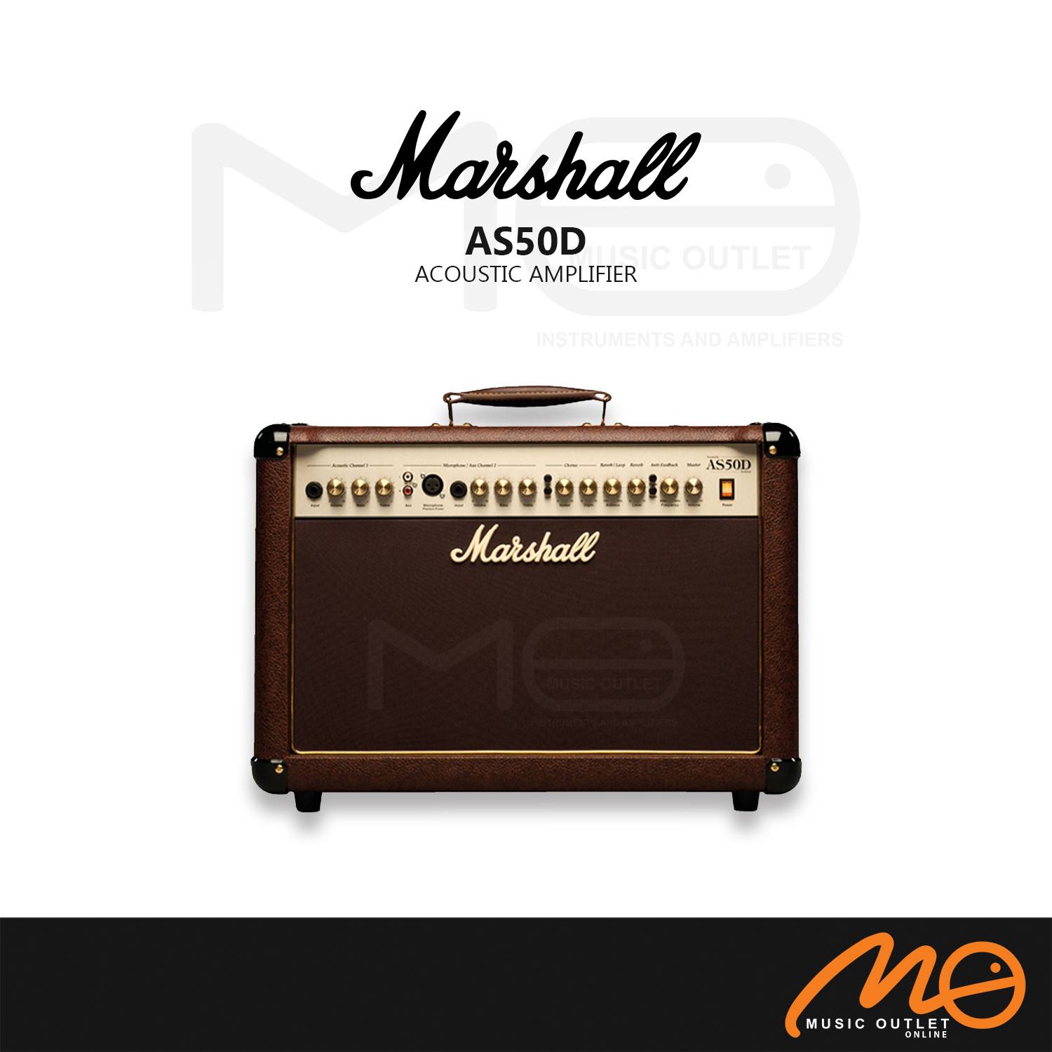 MARSHALL AS50D 50WATT ACOUSTIC COMBO AMPLIFIER