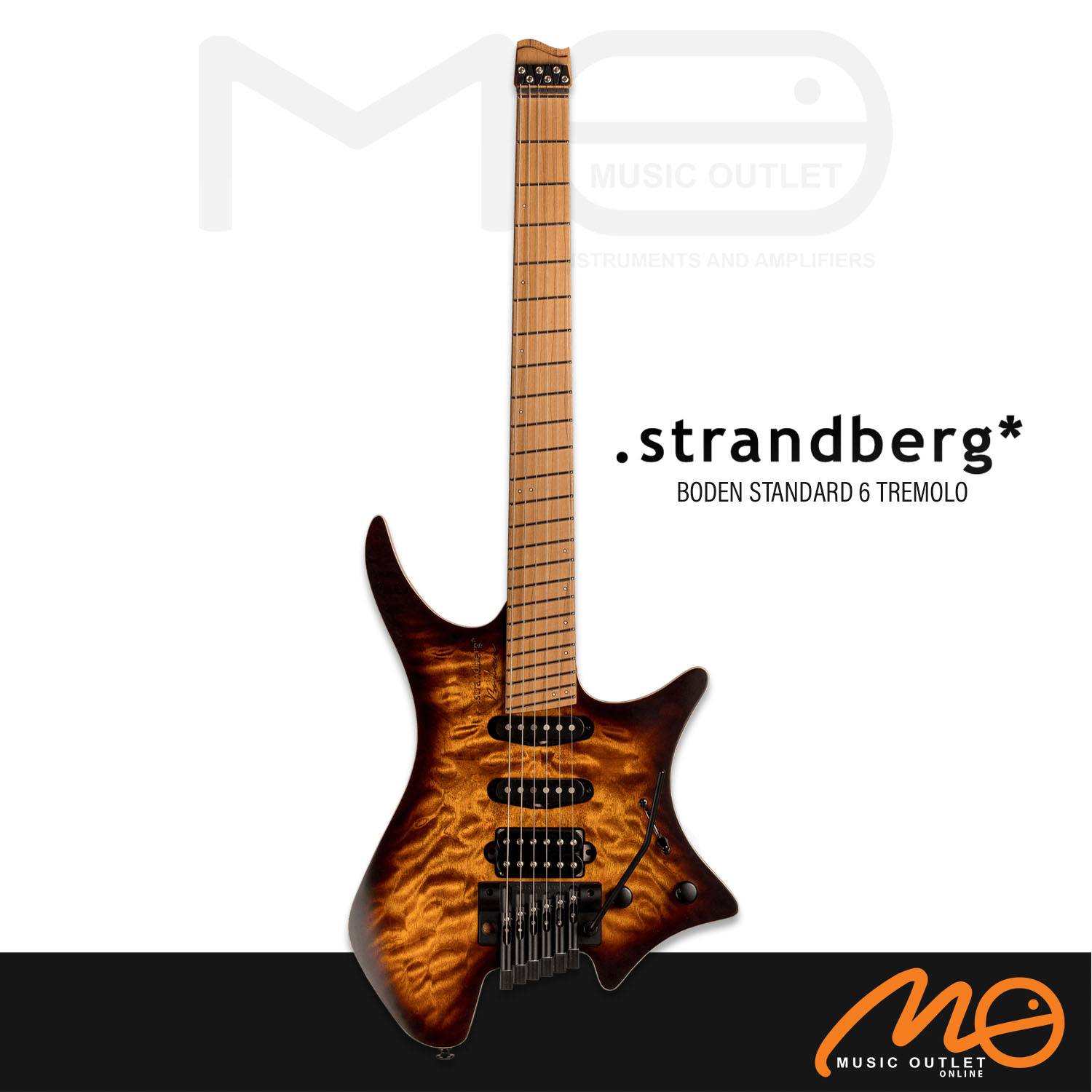 STRANDBERG BODEN STANDARD 6 TREMOLO HEADLESS ELECTRIC GUITAR