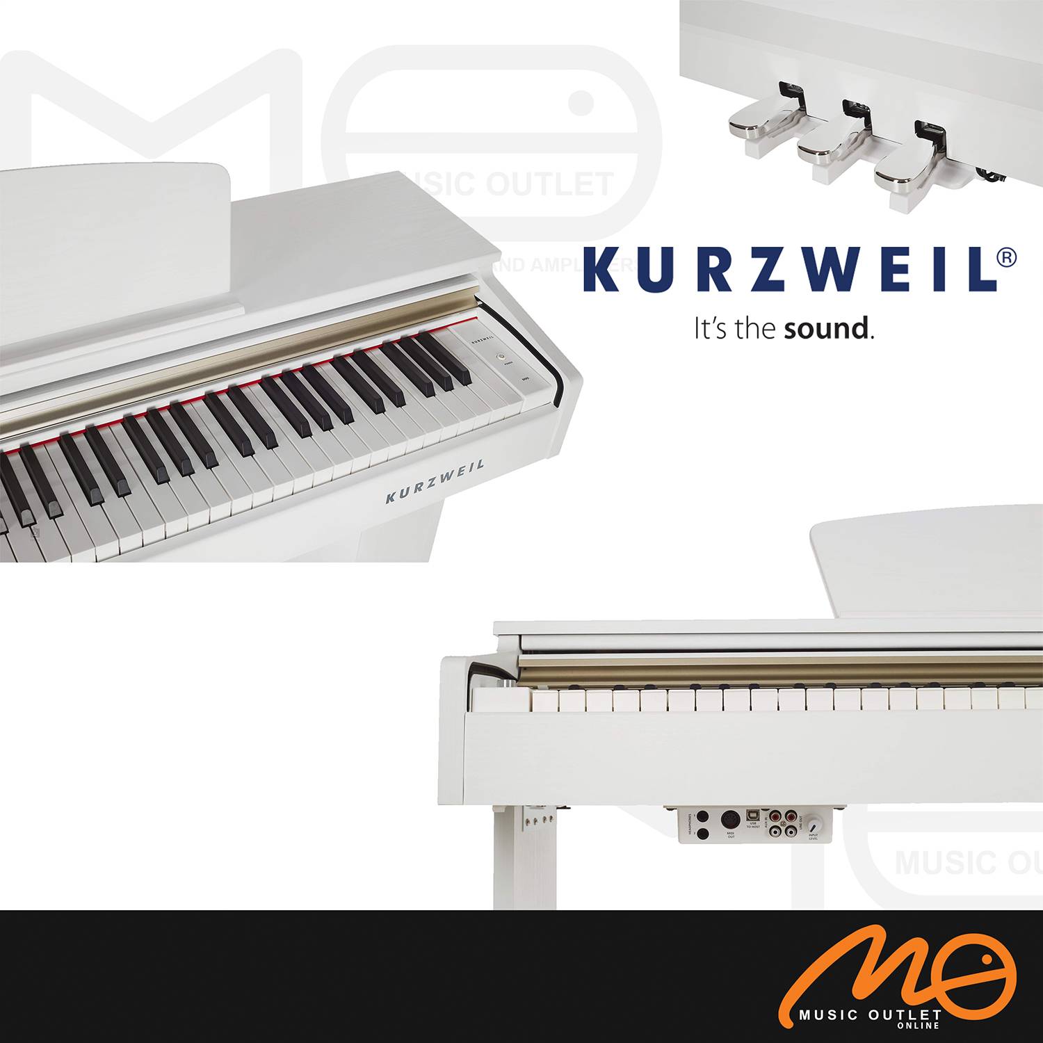 KURZWEIL M90 88 KEY DIGITAL PIANO (WHITE)