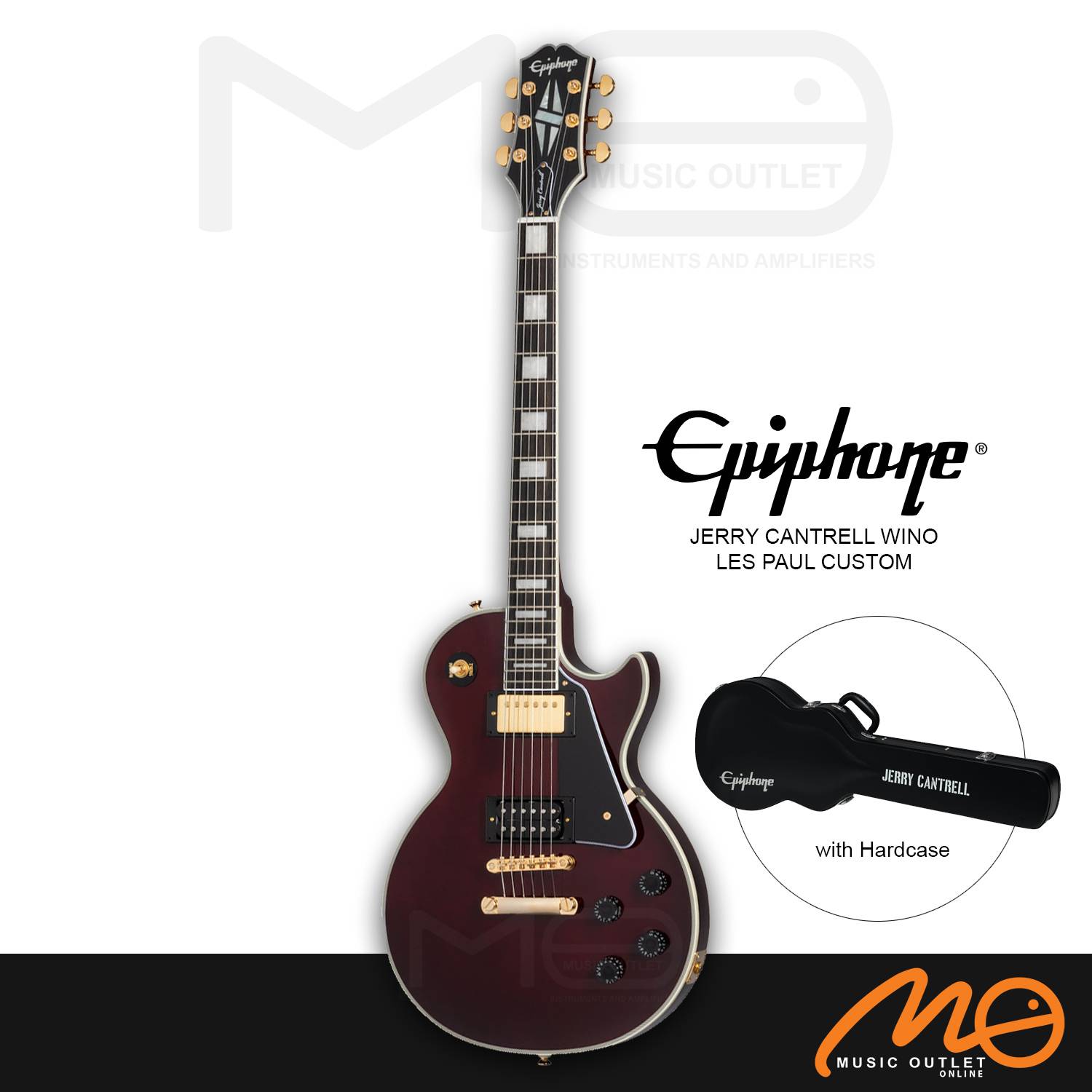 EPIPHONE ARTIST COLLECTION JERRY CANTRELL WINO LES PAUL CUSTOM