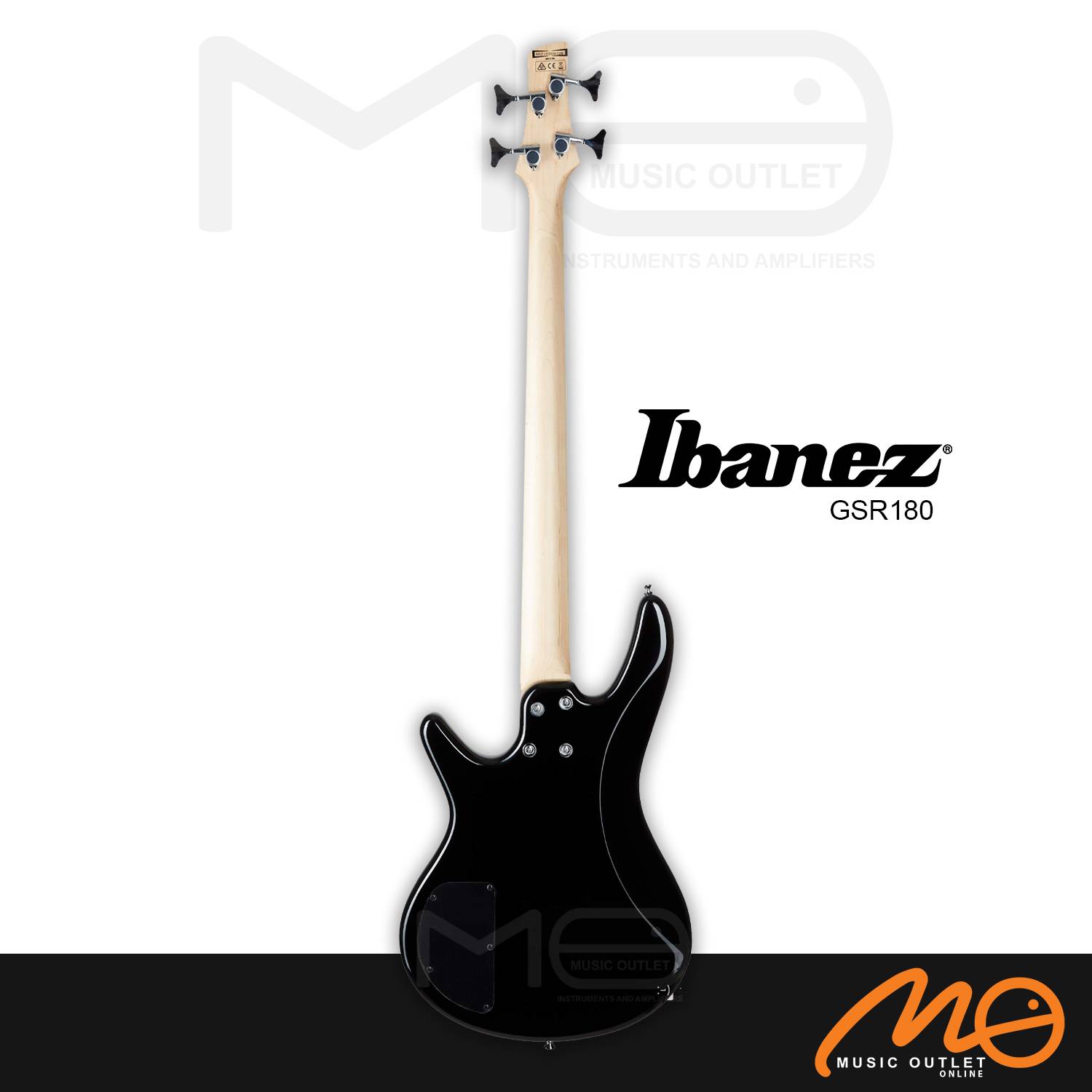 IBANEZ GSR180 SR GIO SERIES 4-STRING ELECTRIC BASS (BLACK)