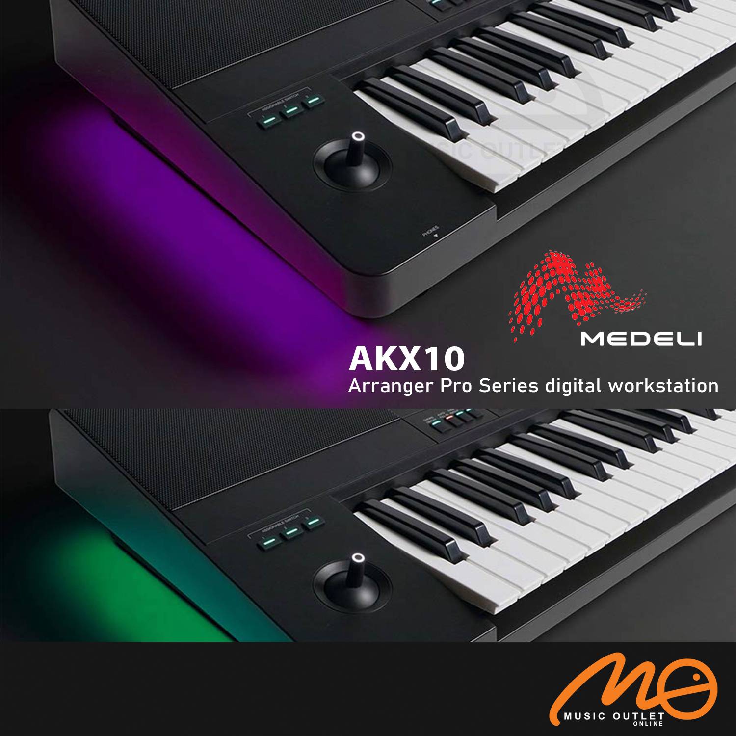 MEDELI AKX10 61KEYS ARRANGER PRO SERIES DIGITAL WORKSTATION