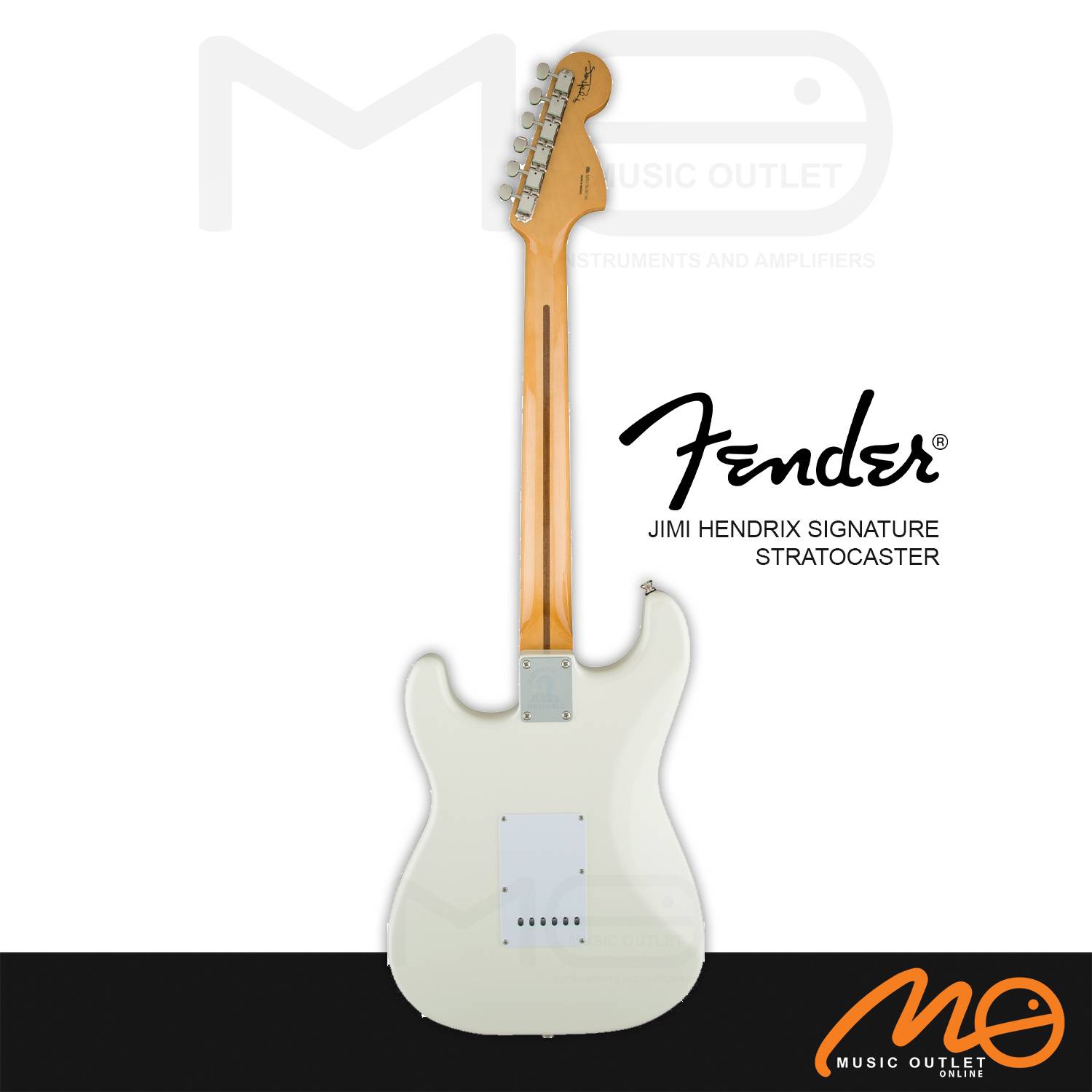 ギター Jimi Hendrix Stratocaster Olympic White Fender Jimi Hendrix Stratocaster - Olympic White with Maple