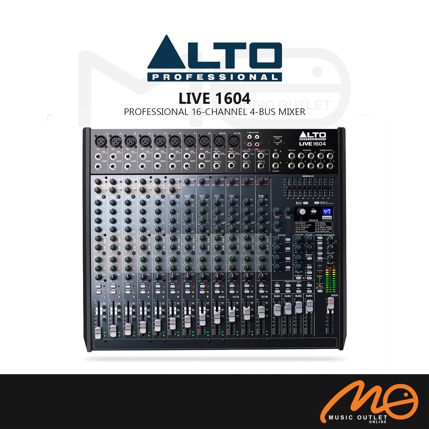 ALTO LIVE 1604 PROFESSIONAL 16-CHANNEL 4-BUS MIXER