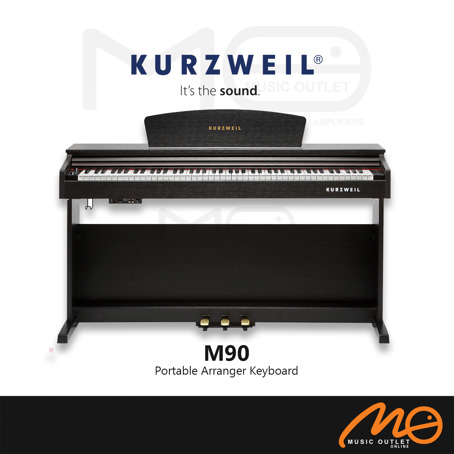KURZWEIL M90 88 KEY DIGITAL PIANO BLACK