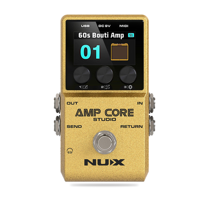 NUX NCA-1 AMP CORE STUDIO ギターエフェクター ゴールド NUX ( ニューエックス ) Amp Core Studio 送料無料 | サウンドハウス