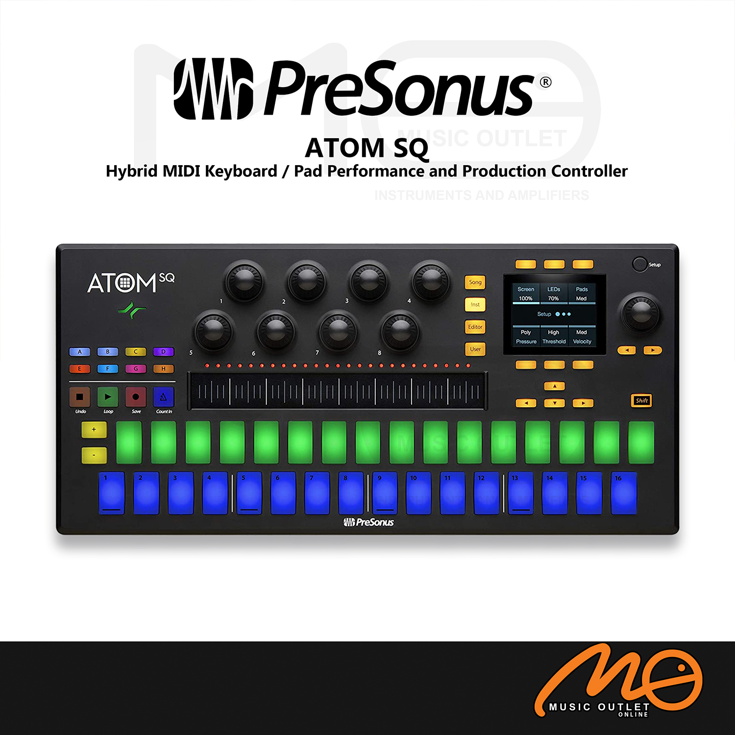 PRESONUS ATOM SQ HYBRID MIDI KEYBOARD / PAD PERFORMANCE AND
