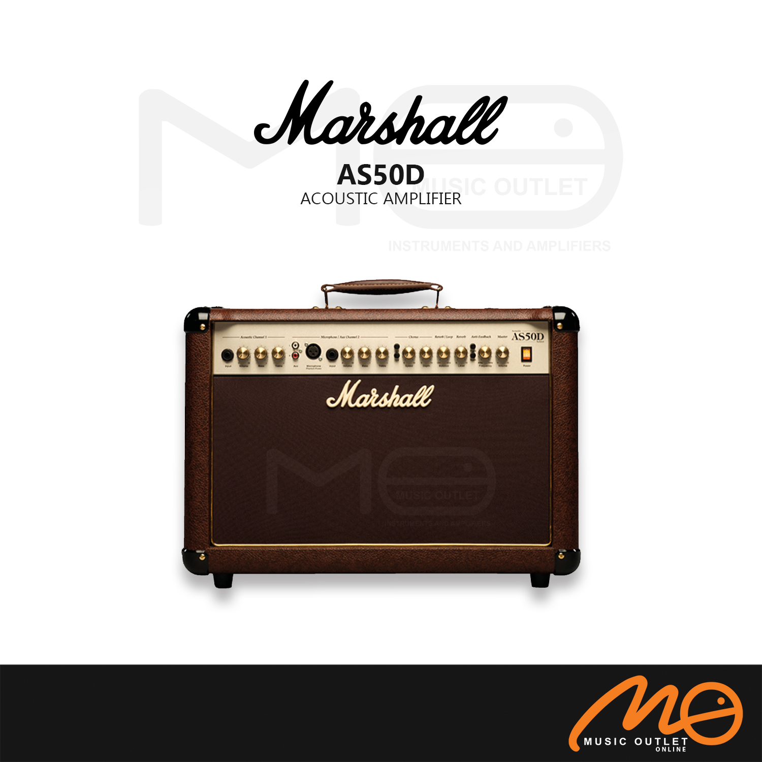 MARSHALL AS50D 50WATT ACOUSTIC COMBO AMPLIFIER
