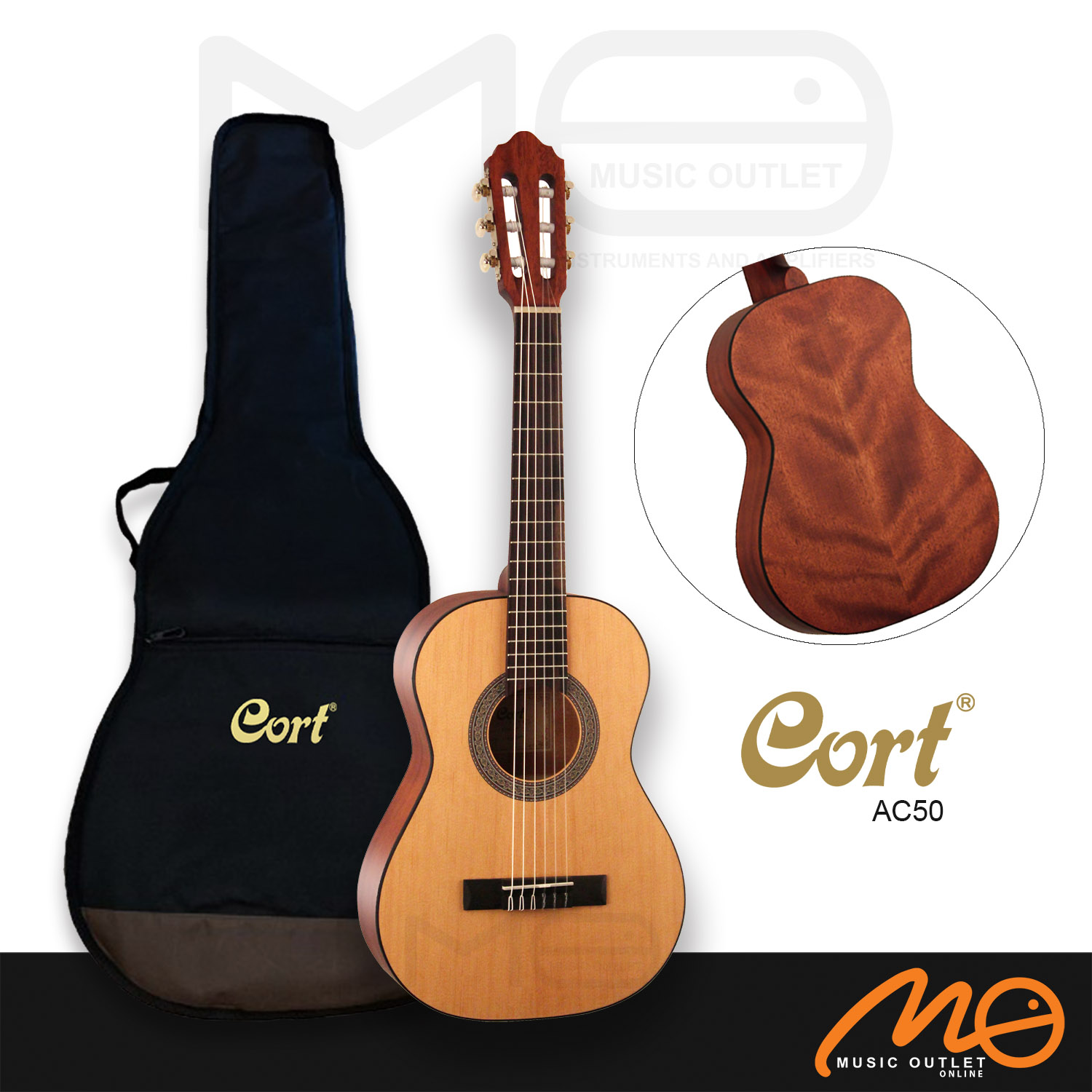 CORT AC50 CLASSICAL GUITAR (OPEN PORE)