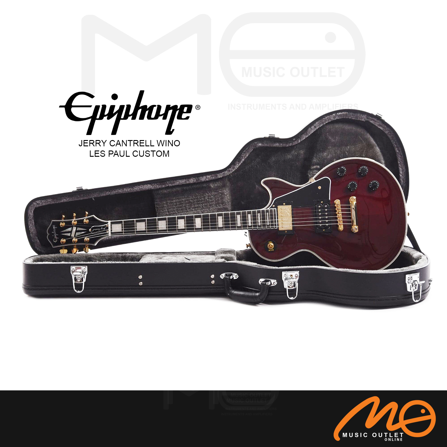 EPIPHONE ARTIST COLLECTION JERRY CANTRELL WINO LES PAUL CUSTOM